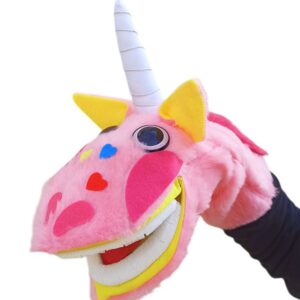 Títere de unicornio