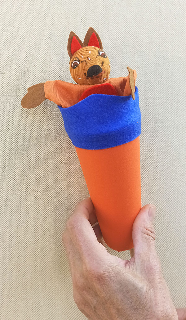 Títere de cono de lobo