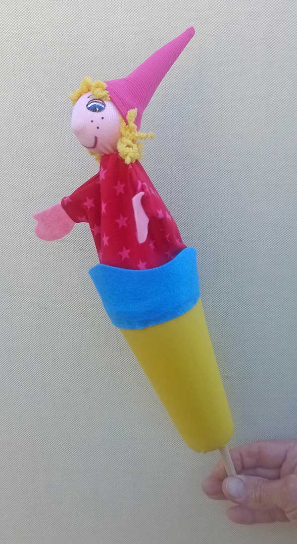 Títere de cono de hada