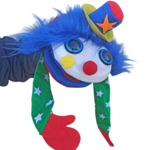 Títere de varilla de payaso