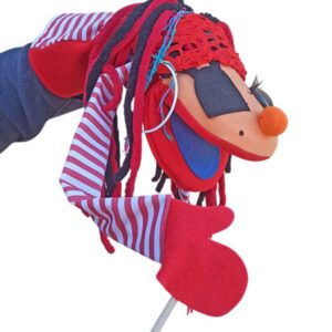 Títere de pirata chica