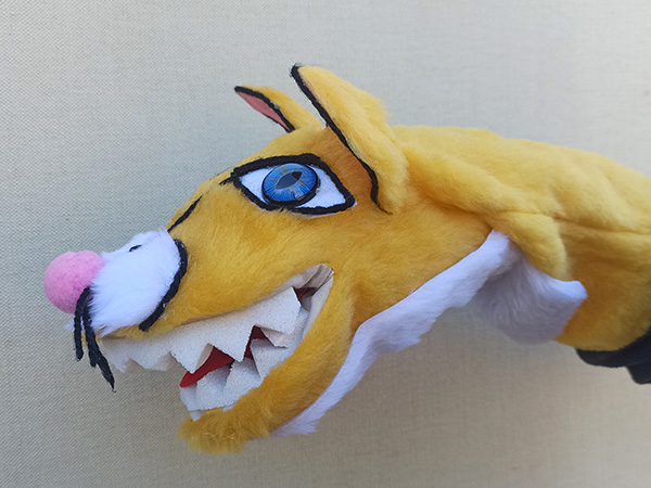 Títere de gato de guante