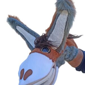 Títere de burro de guante