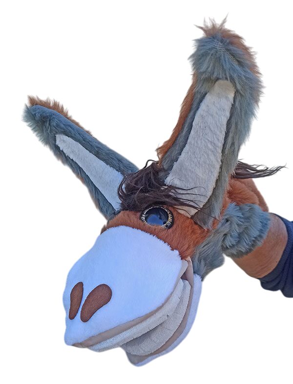 Títere de burro de guante