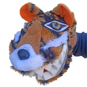 Títere de tigre de guante