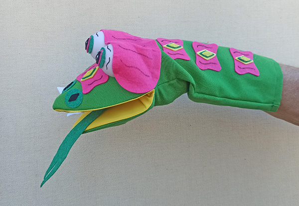 Títere de serpiente de guante